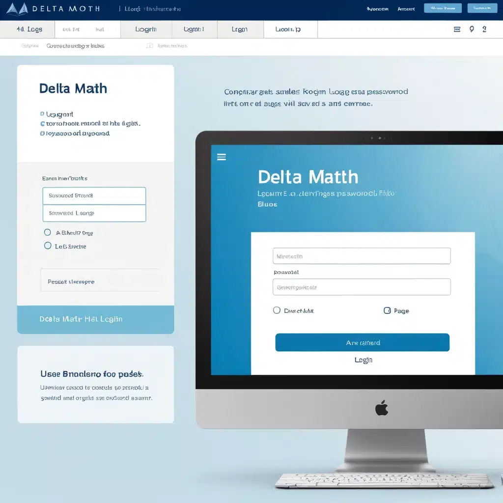 Logging In to Your Delta Math Account