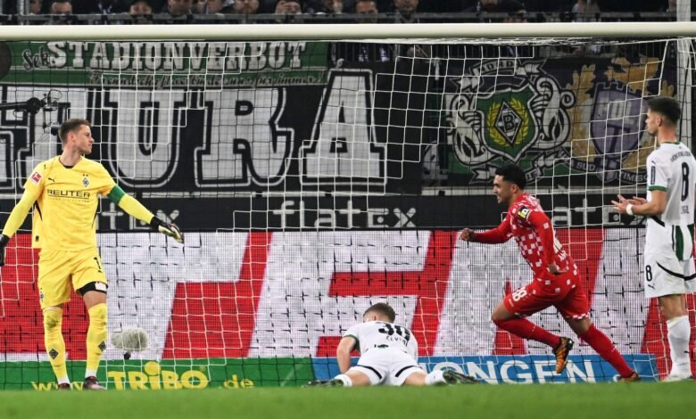 Mainz up to third in Bundesliga after win at Borussia Mönchengladbach