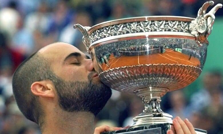 Andre Agassi wins his professional pickleball debut with partner Anna Leigh Waters