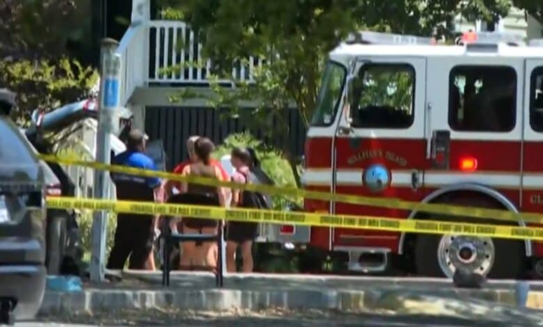 2 children, 1 adult hit by a car outside the preschool of the church on the island of Sullivan, South Carolina